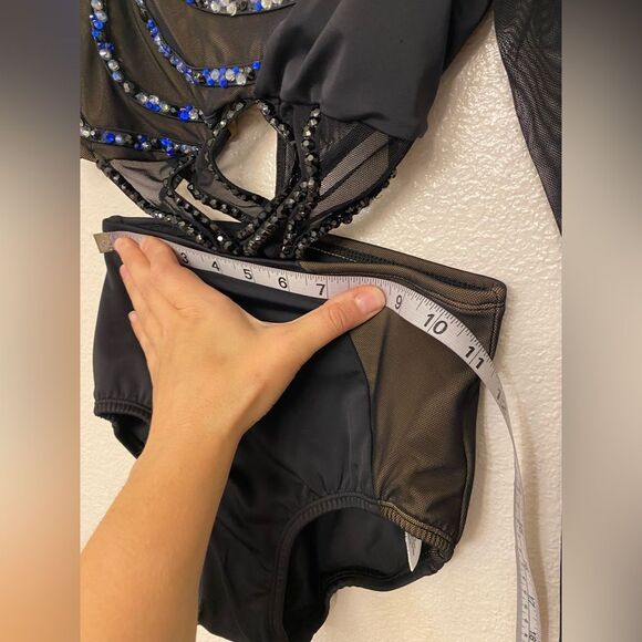 Tenth House 2 Die solo dance costume strap black ALTITUDE TD25450 LC-large child - Picture 5 of 13